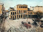 Jan Preisler View of Saude Square painting